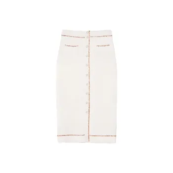 Sandro Casual Long Skirts Women's White