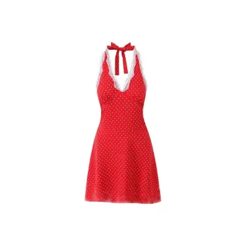 JOSR Slip Dresses Women's Red