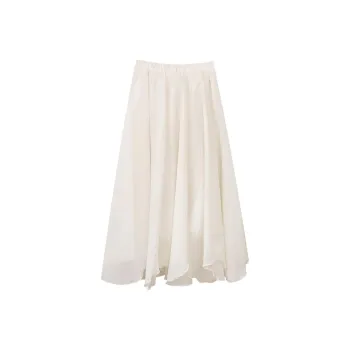 Xu Daqing Casual Long Skirts Women's Cream Bagel
