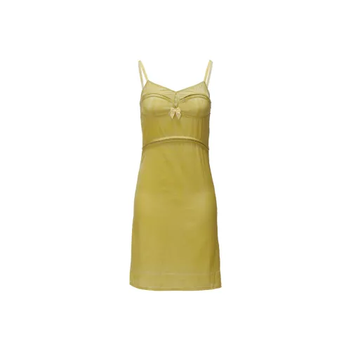 Onitsuka Tiger PRINTED Slip Dress Women's Beige/Yellow