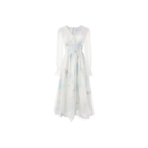 Local Gal Long Sleeved Dress Women's Cloud Blue