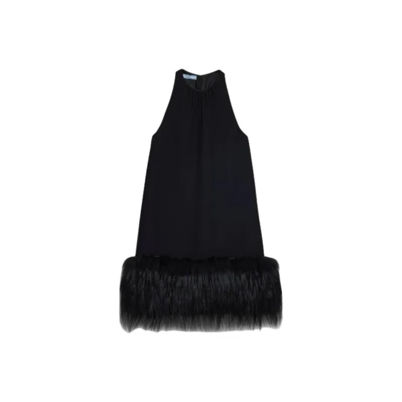 PRADA Sleeveless Dress Women's Black-0