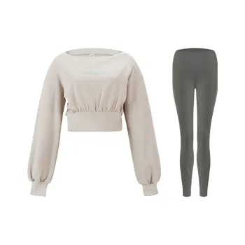 Sumday Athletics Casual Suits Women's Milk Tea+Gray