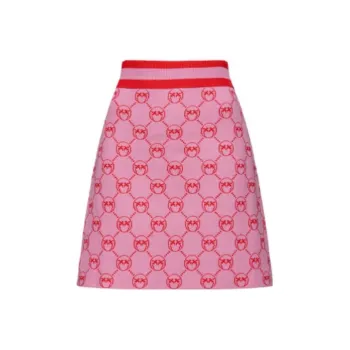 PINKO SS23 Casual Short Skirts Women's Pink