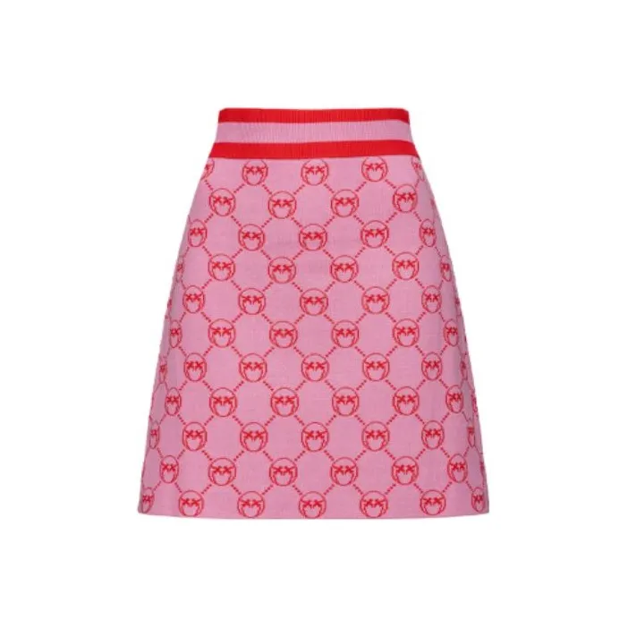 PINKO SS23 Casual Short Skirts Women's Pink-0