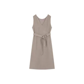 IHIMI Sleeveless Dress Women's Oat
