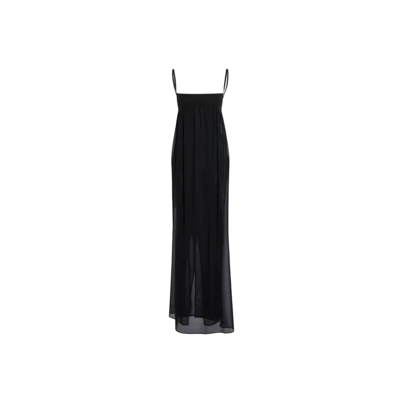 Jacquemus La Robe Peplo Empire Maxi Dress-0