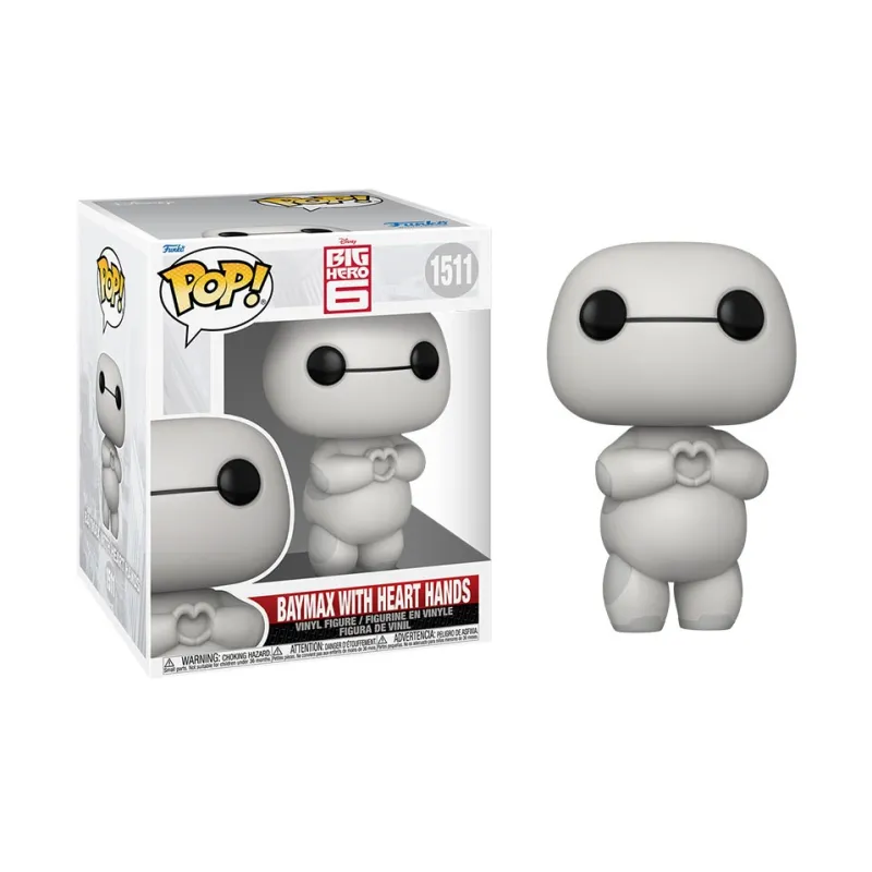 Funko Big Hero 6 Baymax, Heart Shaped Gesture Chibi Figures-2