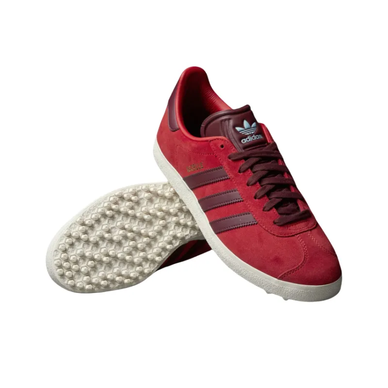 Adidas Originals GAZELLE Anti Slip Wear Resistant Low Top Golf Shoes Unisex Red-3