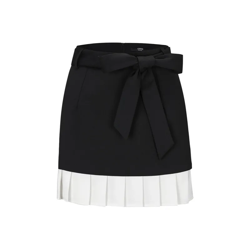 AZEPAM Casual Short Skirts Women's Black-0