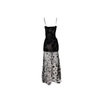 Udon House Slip Dress Women's Black