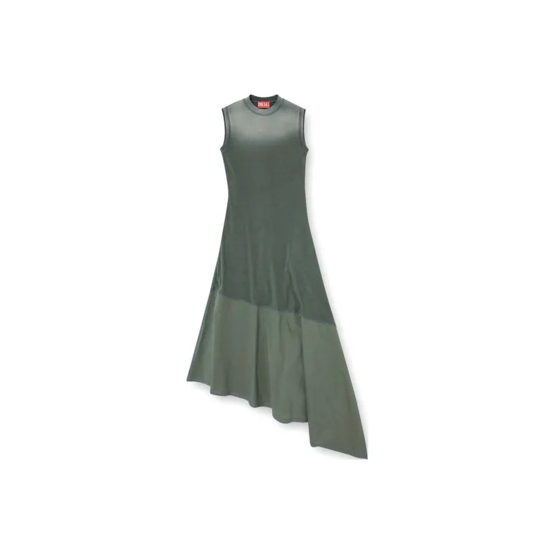 DIESEL Sleeveless Dresses Women's Dark Green-0
