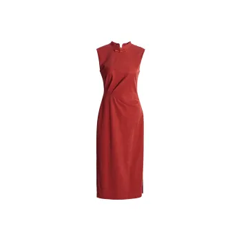ROEYSHOUSE Sleeveless Dress Women's Orange Red