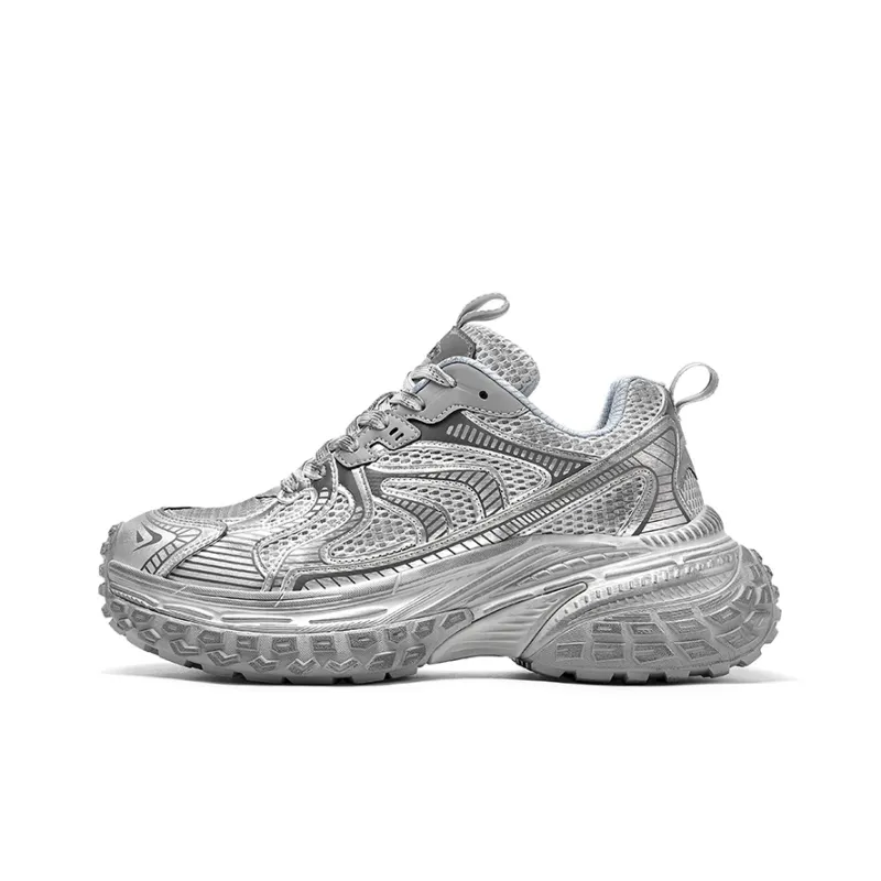 BASLS Bashe Series Height Increasing Abrasion Resistant Breathable Low Top Chunky Sneakers Unisex-3