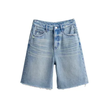 Ran and pure Denim Shorts Women's Light Blue