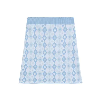 LiNing x Disney Casual Short Skirts Women's Blue