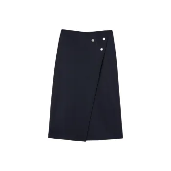 Burberry FW22 Skirt Women's Dark Charcoal Blue