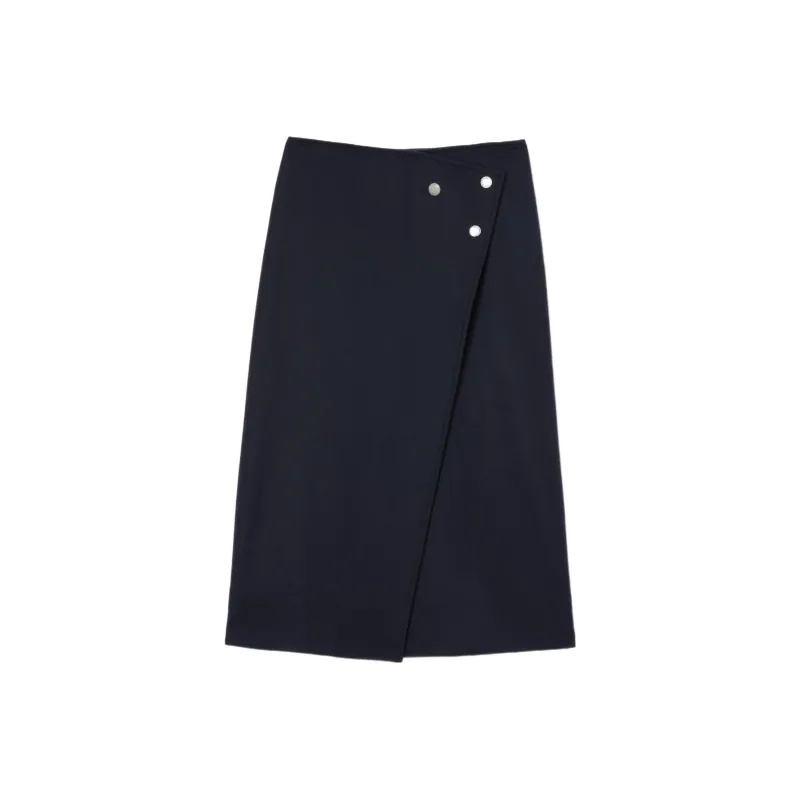 Burberry FW22 Skirt Women's Dark Charcoal Blue-0