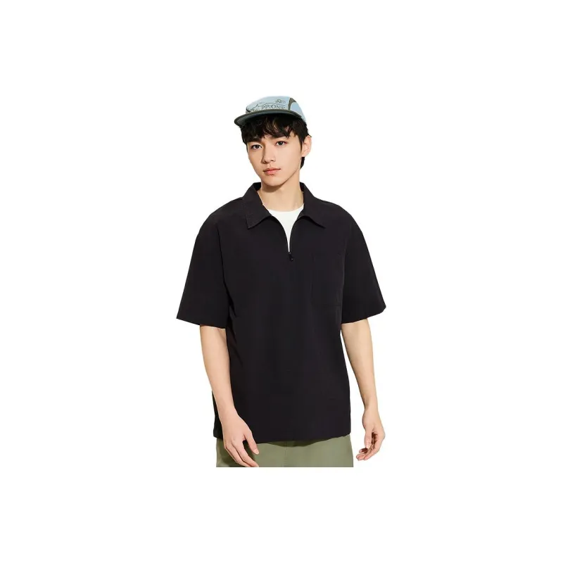 Three blessings T Shirts Men Black-0