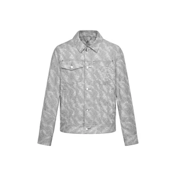RARE Denim Jackets Men Gray