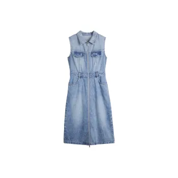 ELLE Sleeveless Dress Women's Blue