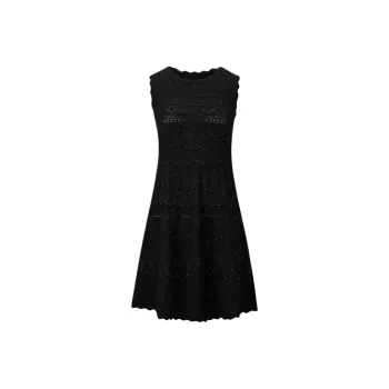 KARL LAGERFELD SS25 Sleeveless Dress Women's Black