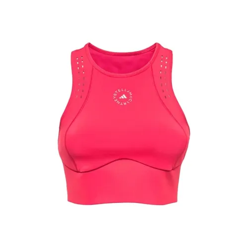 Adidas Sleeveless Sports Shirts Women's Red