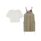 Clothing Sets (Nick Suspender Skirt+White T-Shirt)