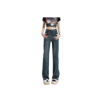 Menglaini Jeans Unisex Concrete Gray