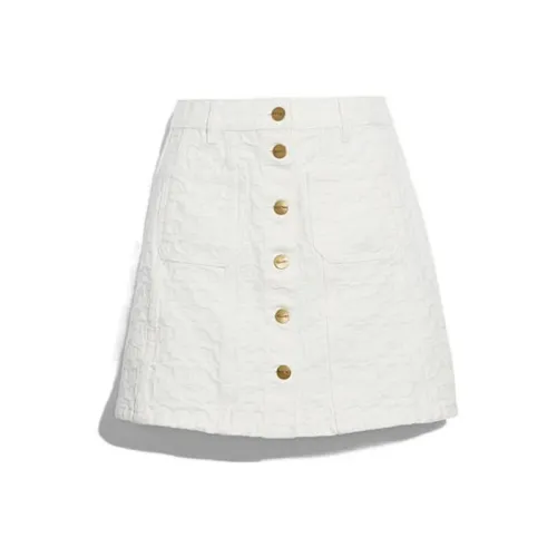 COACH Casual Short Skirts Women's White