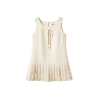 EKOOL Sleeveless Dress Women's Fragrant Tea Apricot