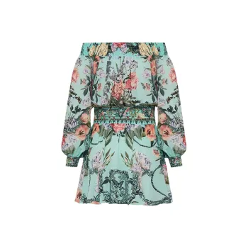 Camilla Off shoulder Floral Mini Dress