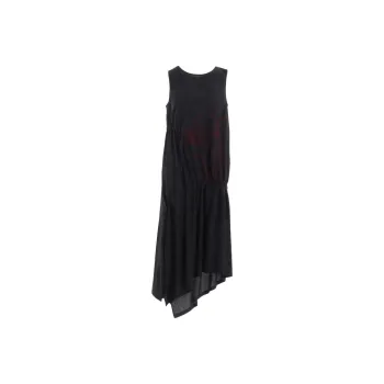 Yohji Yamamoto Y's SS25 Sleeveless Dress Women's Gray