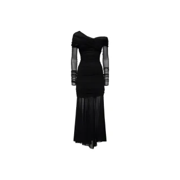 PHILOSOPHY DI LORENZO SERAFINI Long Sleeved Dresses Women's Black