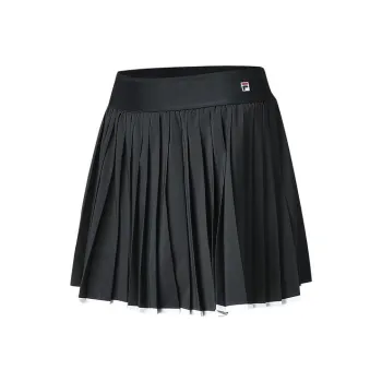 FILA SS24 Casual Short Skirts Women's Dark Flow Black