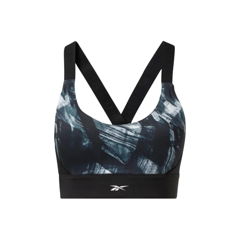 Reebok Kireifit Aop Bra Sports Underwear Women's Black-0