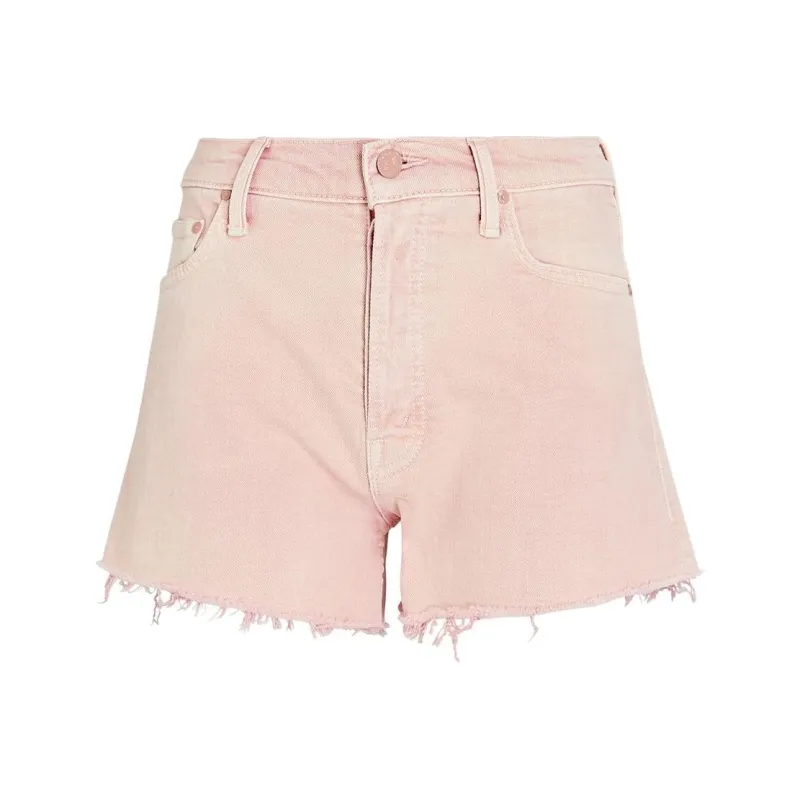 MOTHER Denim Shorts Women's Pink-0