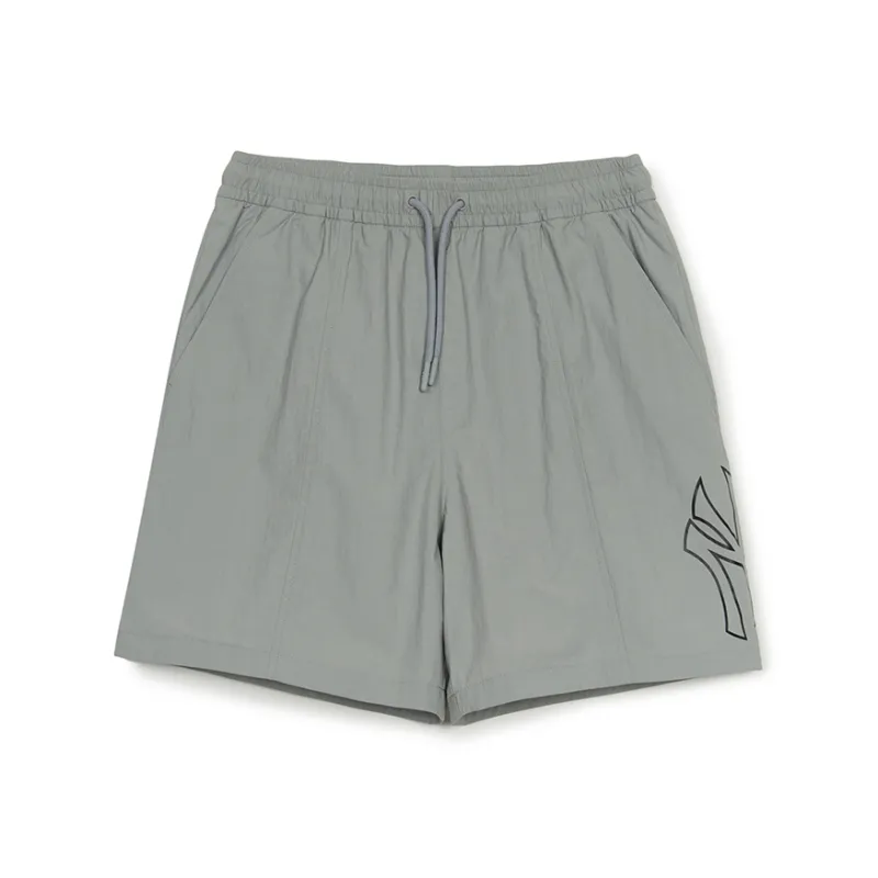 MLB New York Yankees Casual Shorts Unisex Light Gray-0