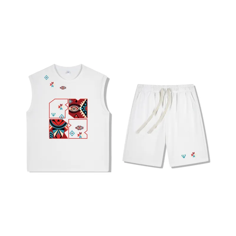 FUERZA Casual Sportswear Unisex 2 Piece Set-4
