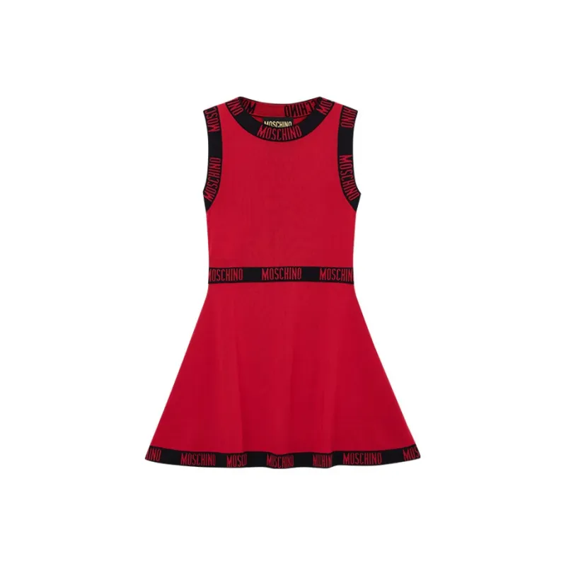 MOSCHINO Sleeveless Dress Women's Red-0