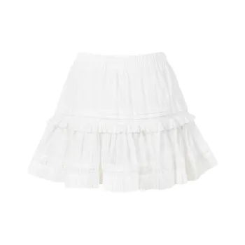 NTOT Casual Short Skirts Women's White