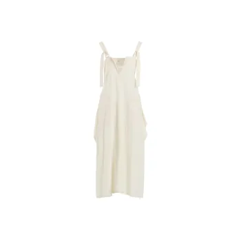 Yohji Yamamoto Y's FW24 Sleeveless Dress Women's Ecru