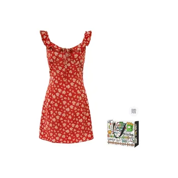 HAPG Slip Dresses Women's Red