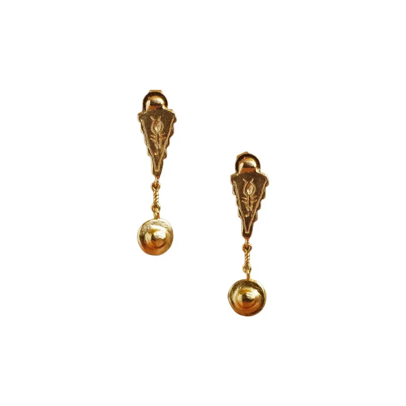 SALE E PEPE 925 Sterling Silver Earrings Unisex Multicolor-1