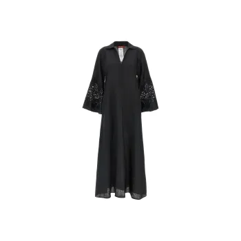 MaxMara Studio Long Sleeved Dress Women's Black