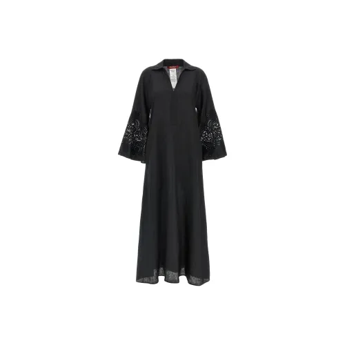 MaxMara Studio Long Sleeved Dress Women's Black