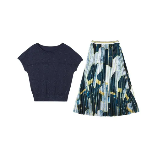 Dme Two Piece Skirt Sets Women's