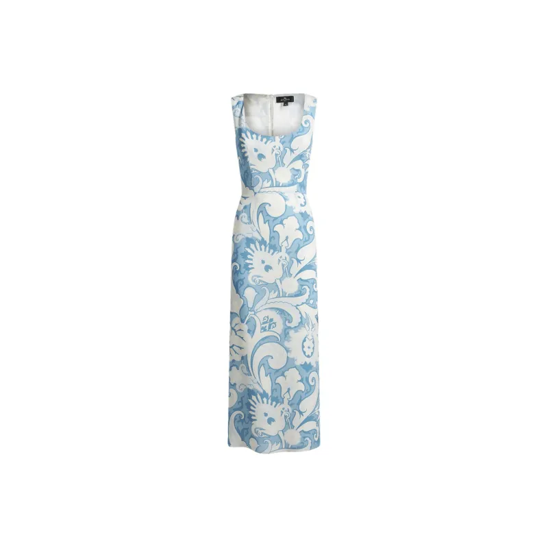 ETRO Paisley print Midi Dress-0