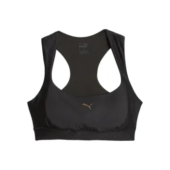 PUMA Logo Love Mid Support Training Bra Bra Women's Black