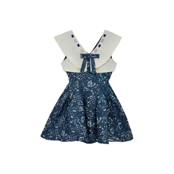 Icicofficial Sleeveless Dress Women's Blue